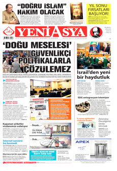 YENİ ASYA 29 Aralık 2025 gazete manşeti