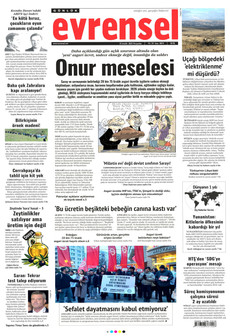 EVRENSEL 25 Aralık 2025 gazete manşeti