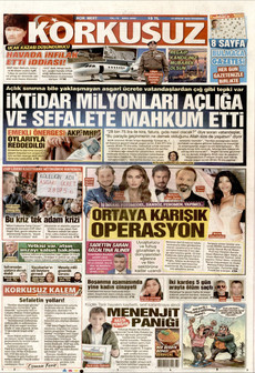 KORKUSUZ 25 Aralık 2025 gazete manşeti