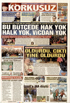 KORKUSUZ 20 Aralık 2025 gazete manşeti