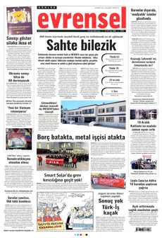 EVRENSEL 19 Aralık 2025 gazete manşeti