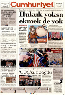 CUMHURİYET 7 Ocak 2026 gazete manşeti