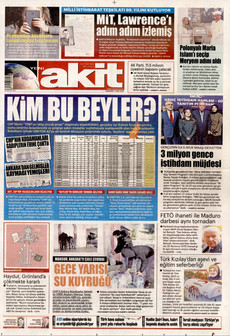 YENİ AKİT 7 Ocak 2026 gazete manşeti