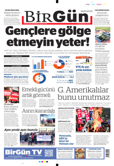 BİRGÜN 7 Ocak 2026 gazete manşeti