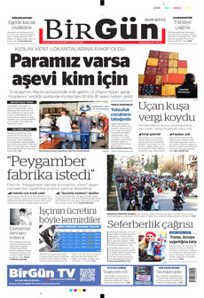 BİRGÜN 8 Ocak 2026 gazete manşeti