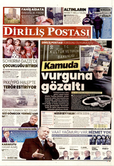 DİRİLİŞ POSTASI 8 Ocak 2026 gazete manşeti