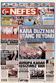 NEFES 12 Ocak 2026 gazete manşeti