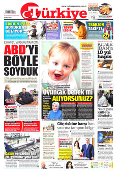 TÜRKİYE GAZETESİ 24 Ocak 2026 gazete manşeti