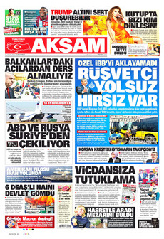 AKŞAM 24 Ocak 2026 gazete manşeti