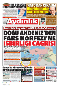 AYDINLIK GAZETESİ 24 Ocak 2026 gazete manşeti