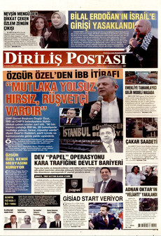 DİRİLİŞ POSTASI 24 Ocak 2026 gazete manşeti