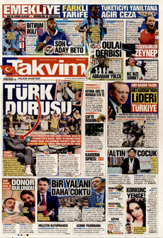 TAKVİM 24 Ocak 2026 gazete manşeti