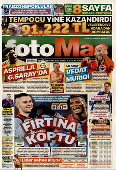 FOTOMAÇ 24 Ocak 2026 gazete manşeti