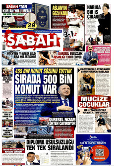 SABAH 25 Ocak 2026 gazete manşeti
