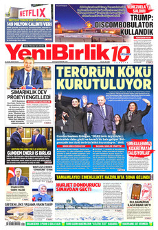 YENİBİRLİK 25 Ocak 2026 gazete manşeti