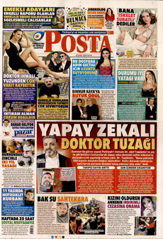 POSTA 29 Mart 2026 gazete manşeti