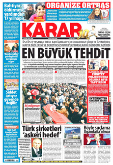 KARAR 17 Nisan 2026 gazete manşeti