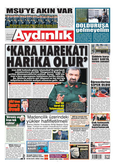 AYDINLIK GAZETESİ 17 Nisan 2026 gazete manşeti