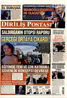 DİRİLİŞ POSTASI 17 Nisan 2026 gazete manşeti