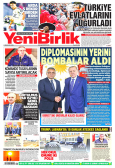 YENİBİRLİK 17 Nisan 2026 gazete manşeti