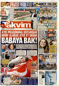 TAKVİM 17 Nisan 2026 gazete manşeti