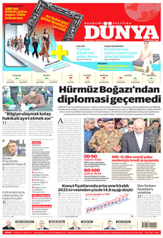 DÜNYA 17 Nisan 2026 gazete manşeti