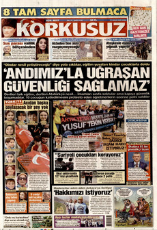 KORKUSUZ 17 Nisan 2026 gazete manşeti
