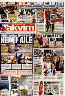 TAKVİM 5 Mayıs 2026 gazete manşeti