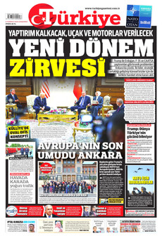 TÜRKİYE GAZETESİ 8 Temmuz 2026 gazete manşeti