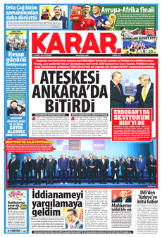 KARAR 9 Temmuz 2026 gazete manşeti