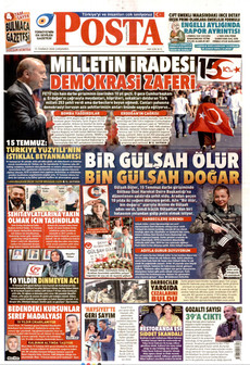 POSTA 15 Temmuz 2026 gazete manşeti