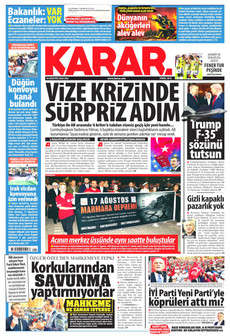 KARAR 18 Ağustos 2026 gazete manşeti
