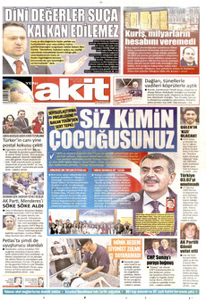 YENİ AKİT 18 Ağustos 2026 gazete manşeti