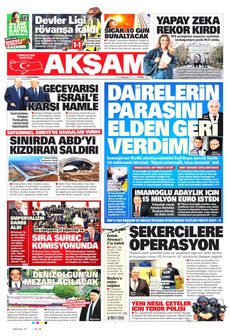 AKŞAM 19 Ağustos 2026 gazete manşeti