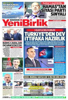 YENİBİRLİK 19 Ağustos 2026 gazete manşeti