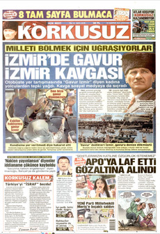 KORKUSUZ 19 Ağustos 2026 gazete manşeti