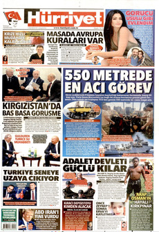 HÜRRİYET 2 Eylül 2026 gazete manşeti