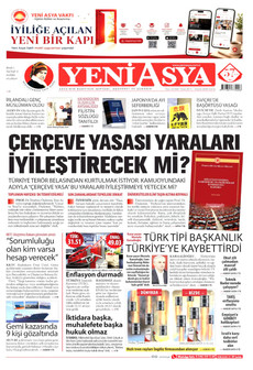 YENİ ASYA 4 Eylül 2026 gazete manşeti