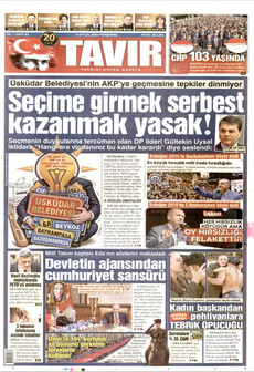 TAVIR GAZETESİ 10 Eylül 2026 gazete manşeti