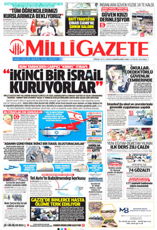 MİLLİ GAZETE 15 Eylül 2026 Gazete Manşeti Küçük