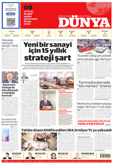 DÜNYA 15 Eylül 2026 Gazete Manşeti Küçük