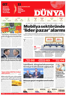 DÜNYA 16 Eylül 2026 Gazete Manşeti Küçük