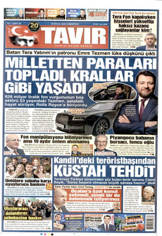 TAVIR GAZETESİ 19 Eylül 2026 gazete manşeti
