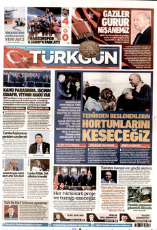 TÜRKGÜN 20 Eylül 2026 gazete manşeti