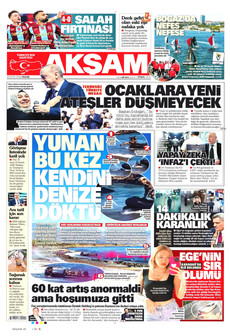 AKŞAM 20 Eylül 2026 gazete manşeti