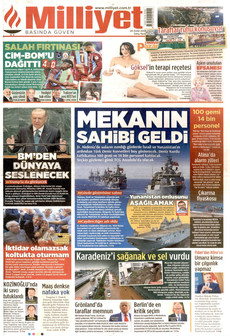 MİLLİYET 20 Eylül 2026 gazete manşeti