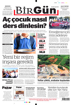 BİRGÜN 20 Eylül 2026 gazete manşeti
