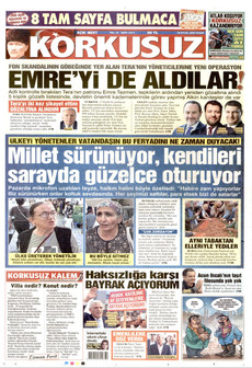 KORKUSUZ 20 Eylül 2026 gazete manşeti