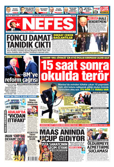 NEFES 23 Eylül 2026 gazete manşeti