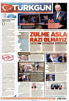 TÜRKGÜN 23 Eylül 2026 gazete manşeti